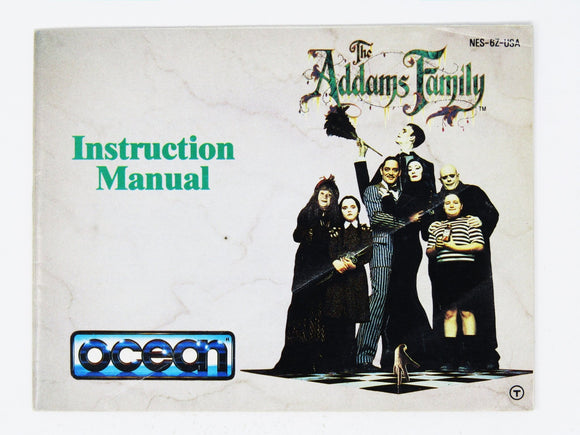 Addams Family [Manual] (Nintendo / NES) - RetroMTL