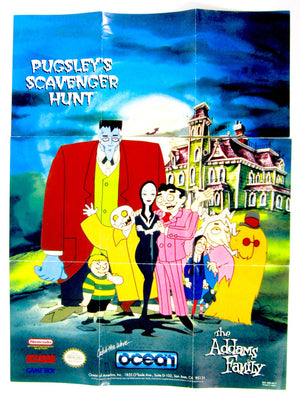 Addams Family Pugsley's Scavenger Hunt [Poster] (Super Nintendo / SNES) - RetroMTL