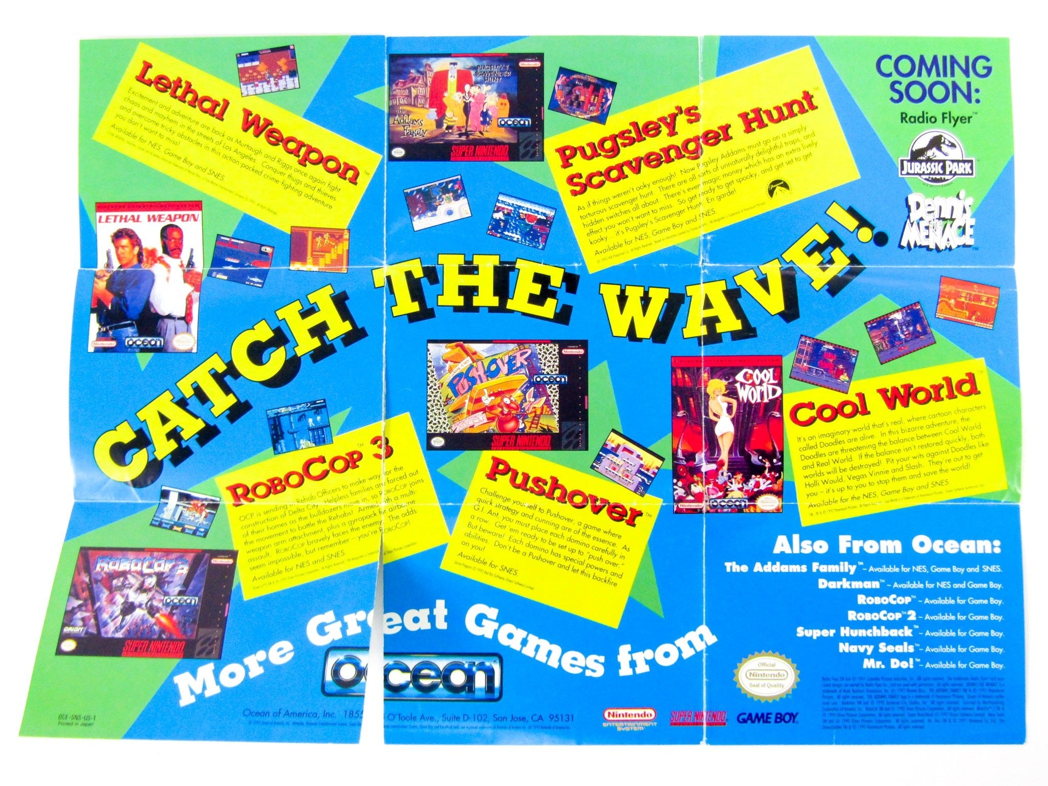 Addams Family Pugsley's Scavenger Hunt [Poster] (Super Nintendo / SNES) - RetroMTL