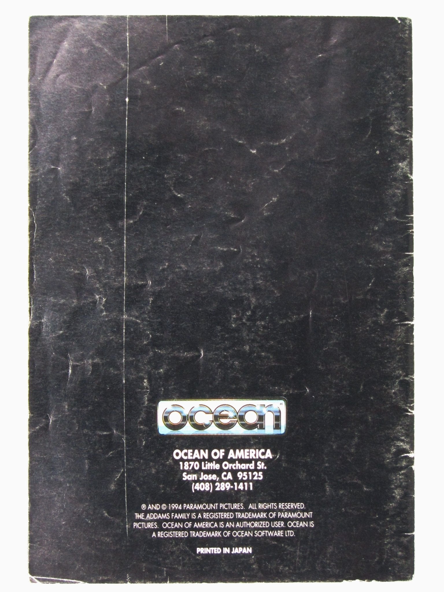 Addams Family Values [Manual] (Super Nintendo / SNES) - RetroMTL