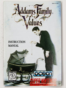 Addams Family Values [Manual] (Super Nintendo / SNES) - RetroMTL