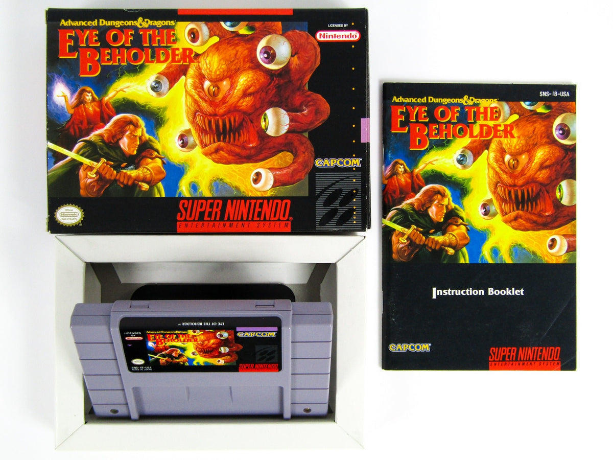 Advanced Dungeons & Dragons Eye Of The Beholder (Super Nintendo / SNES
