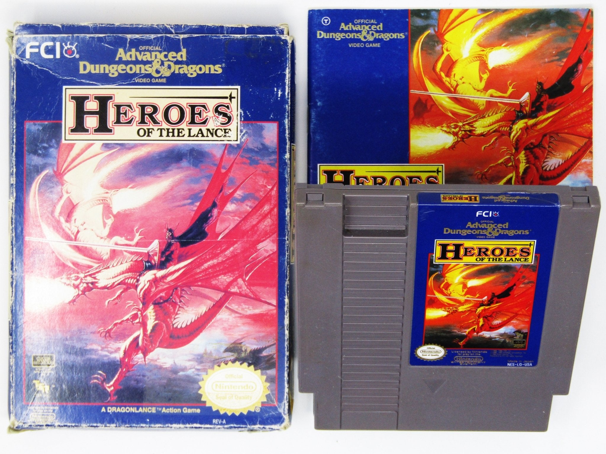 Advanced Dungeons & Dragons Heroes Of The Lance (Nintendo / NES