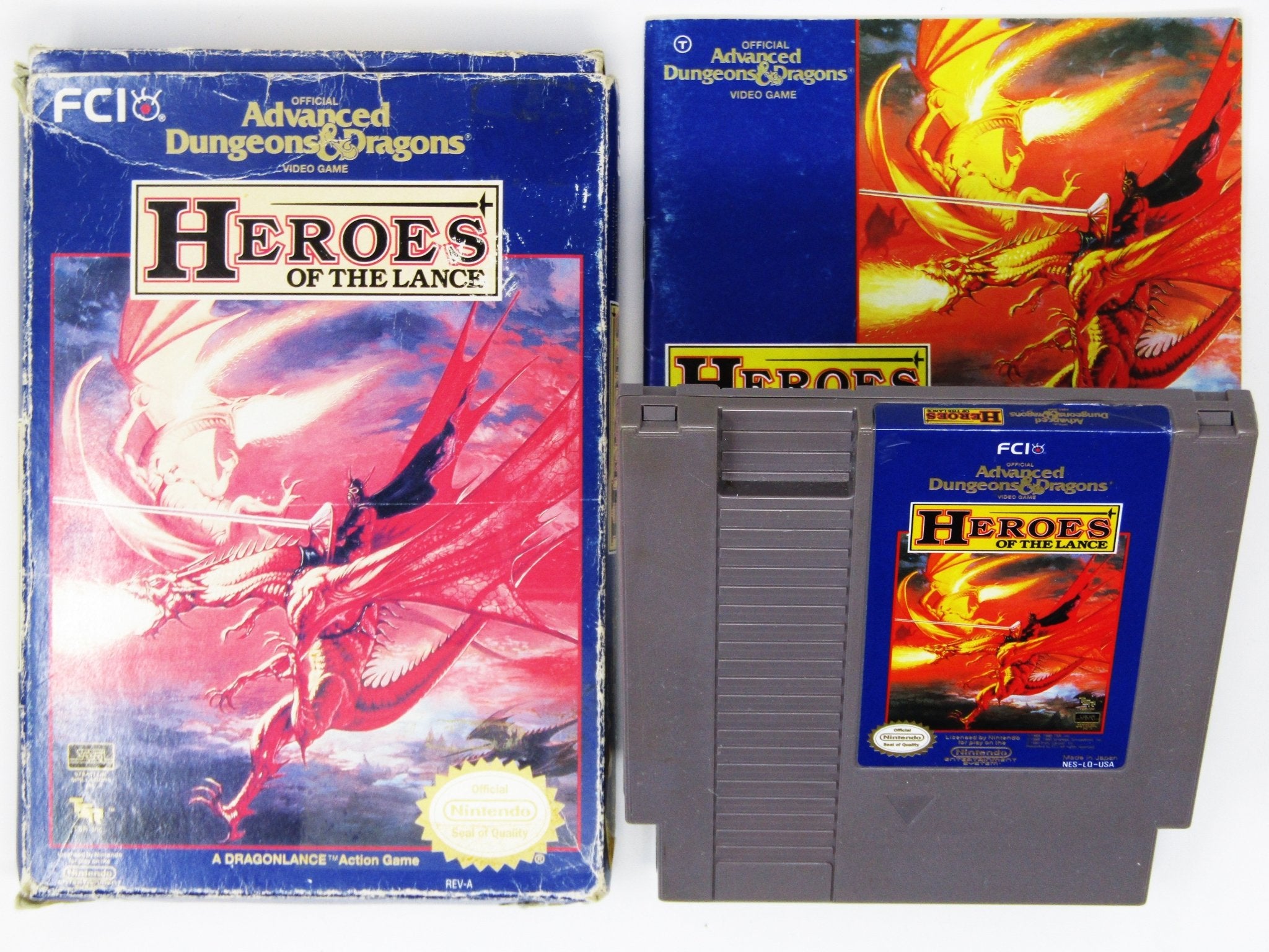 Advanced Dungeons & Dragons Heroes Of The Lance (Nintendo / NES) - RetroMTL