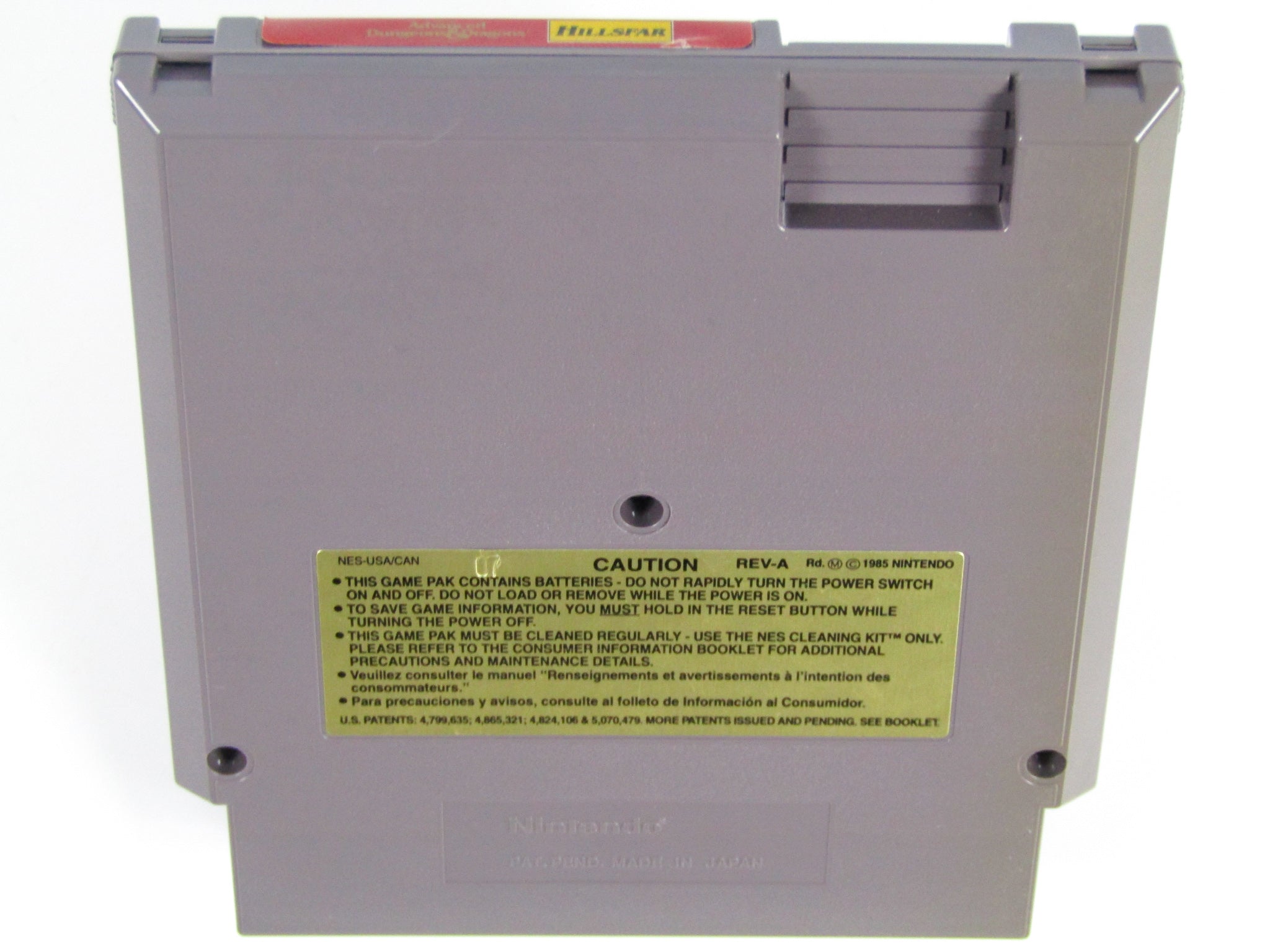 Advanced Dungeons & Dragons Hillsfar (Nintendo / NES) - RetroMTL