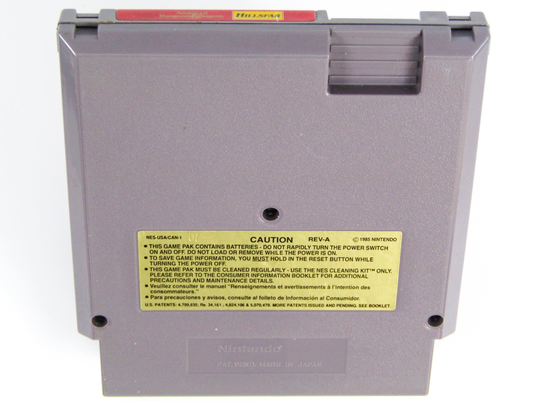 Advanced Dungeons & Dragons Hillsfar (Nintendo / NES) - RetroMTL