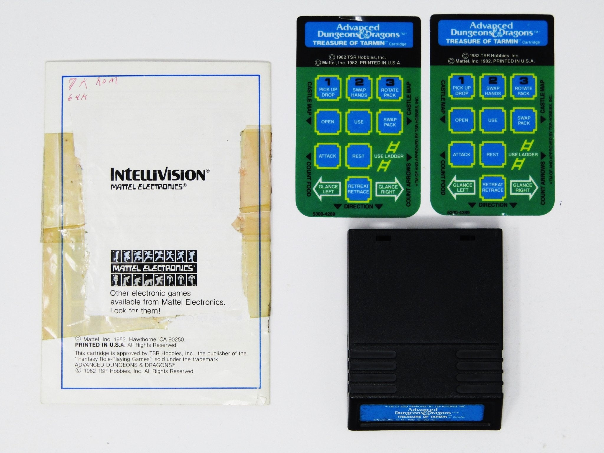 Advanced Dungeons & Dragons: Treasure Of Tarmin (Intellivision) - RetroMTL
