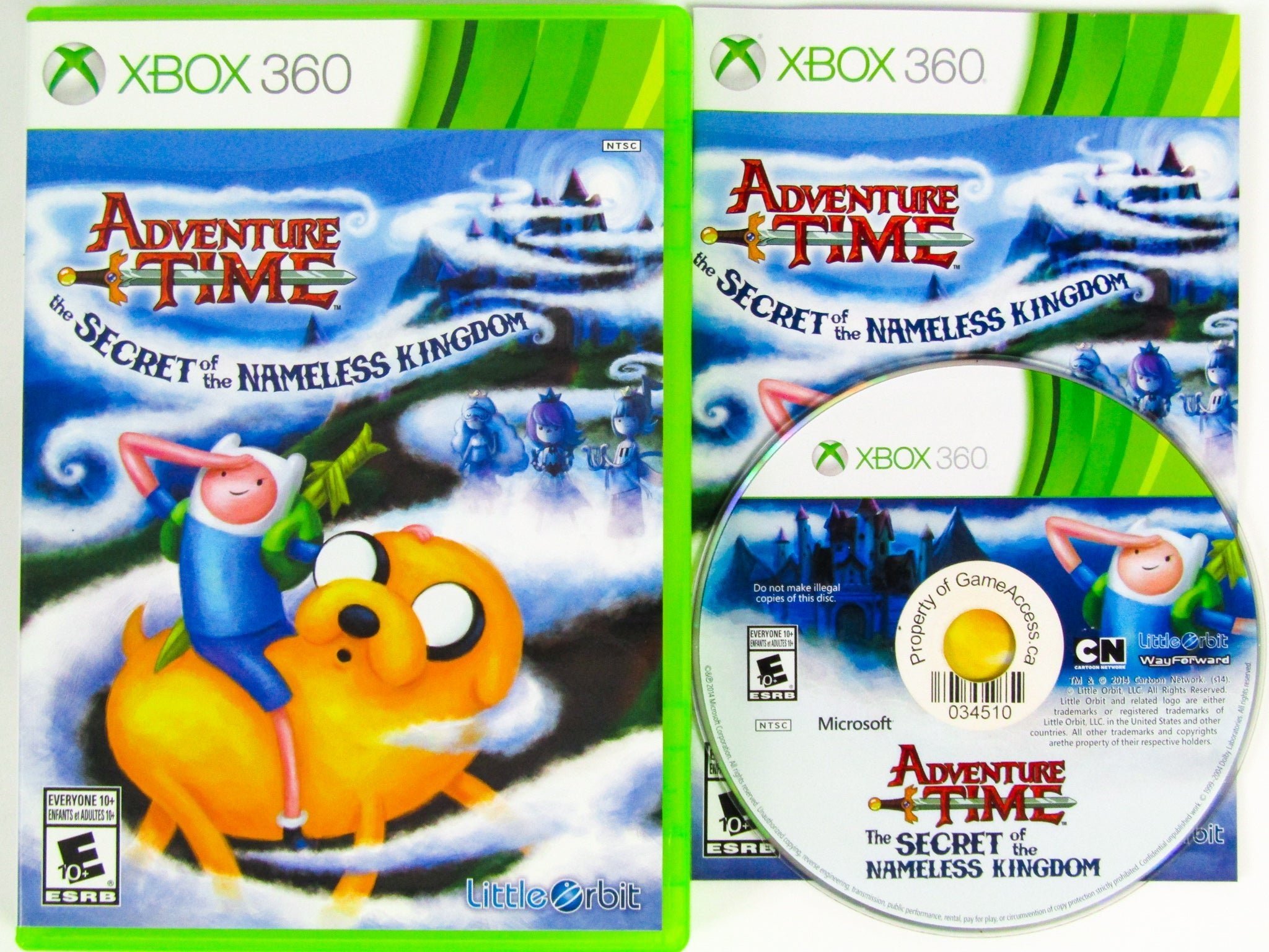 Adventure Time: The Secret Of The Nameless Kingdom (Xbox 360) - RetroMTL