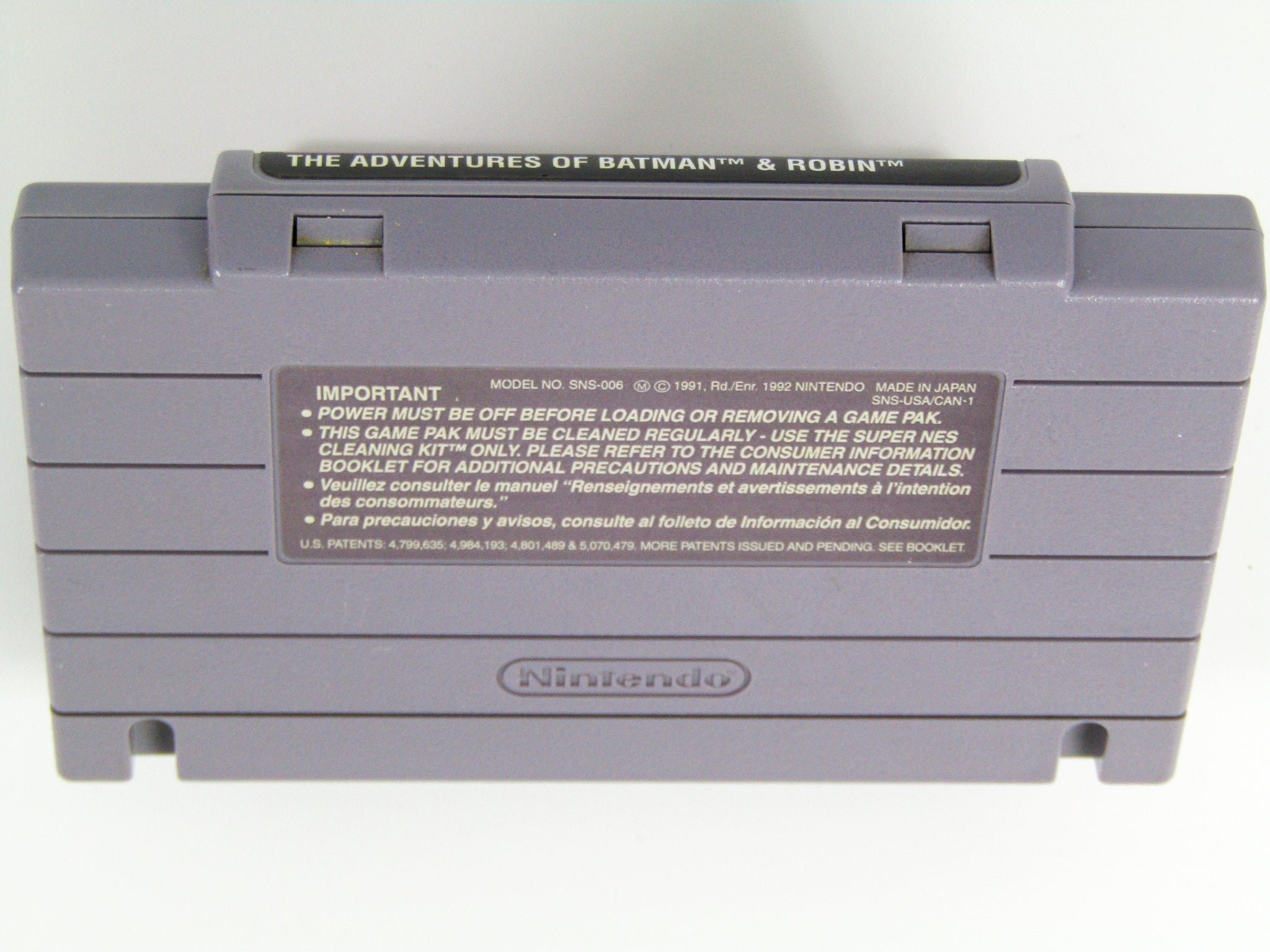 Adventures Of Batman And Robin (Super Nintendo / SNES) - RetroMTL