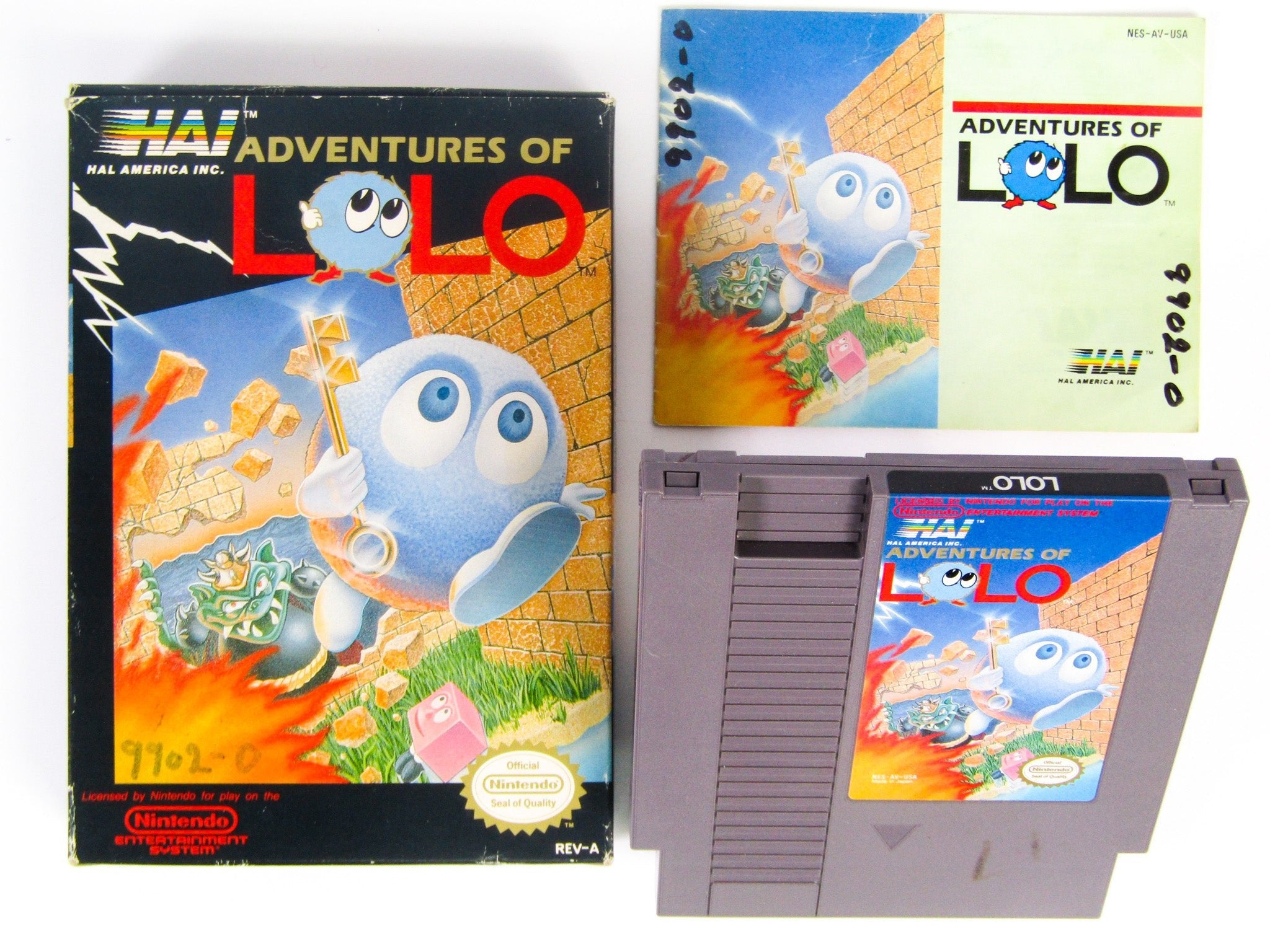 Lolo Computer Game Adventures of Lolo (Nintendo / NES) – RetroMTL