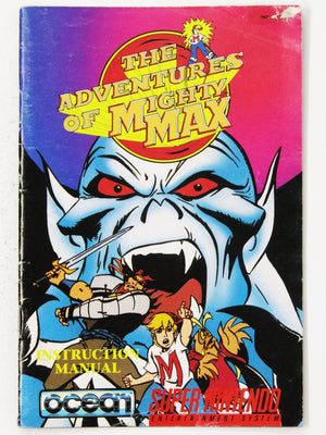 Adventures Of Mighty Max [Manual] (Super Nintendo / SNES) - RetroMTL