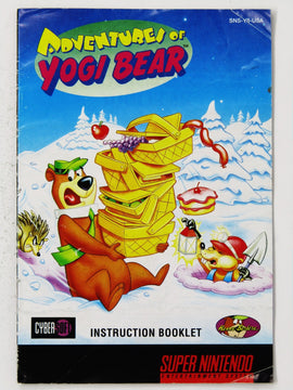 Adventures Of Yogi Bear [Manual] (Super Nintendo / SNES)
