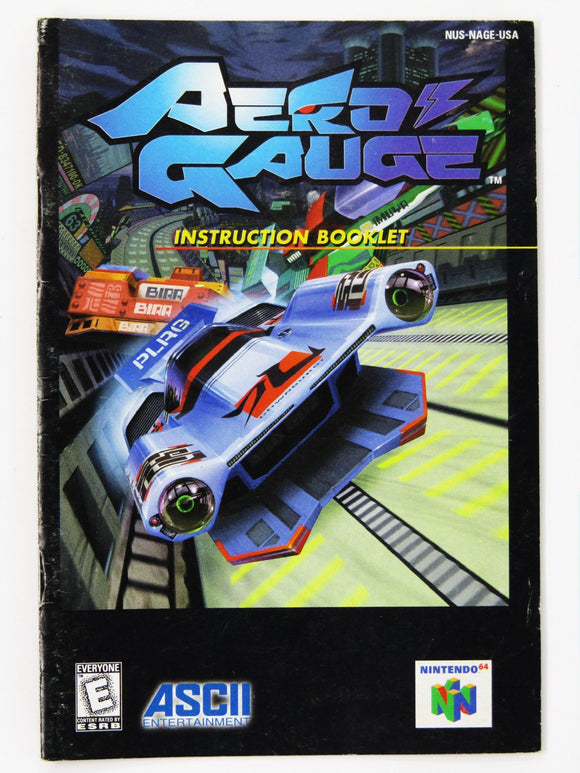 Aero Gauge [Manual] (Nintendo 64 / N64) - RetroMTL