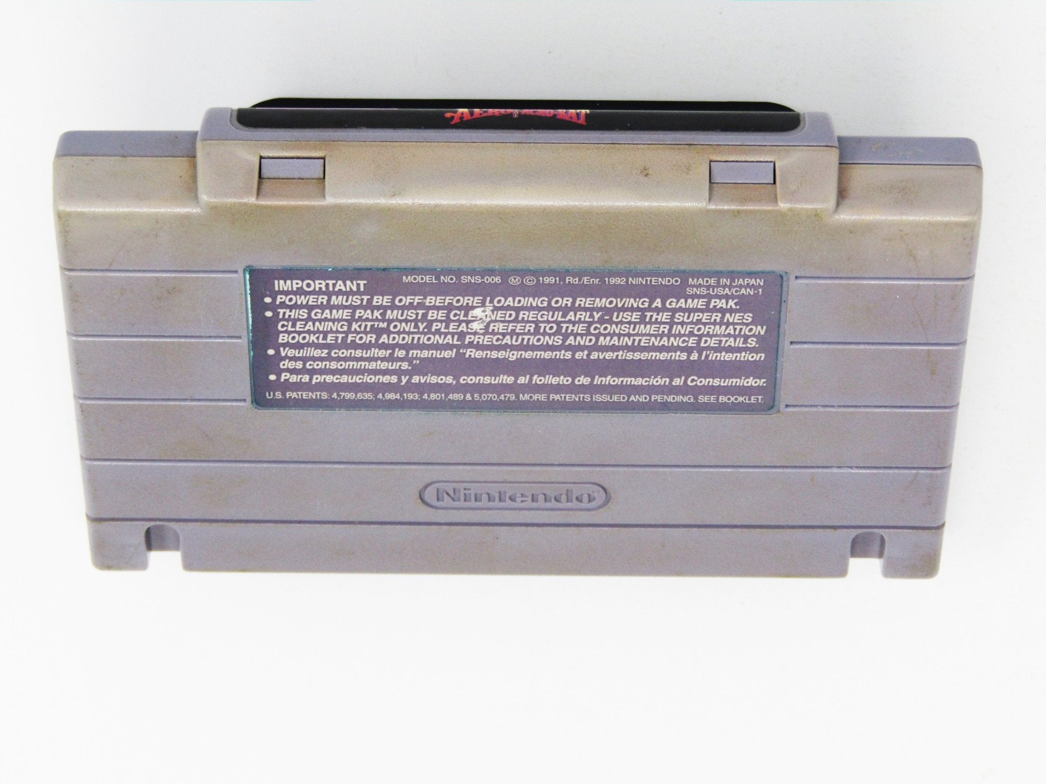 Aero the Acro-Bat (Super Nintendo / SNES) - RetroMTL