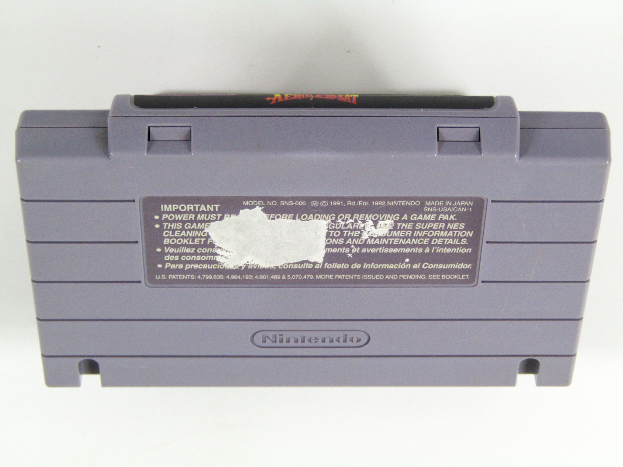 Aero the Acro-Bat (Super Nintendo / SNES) - RetroMTL