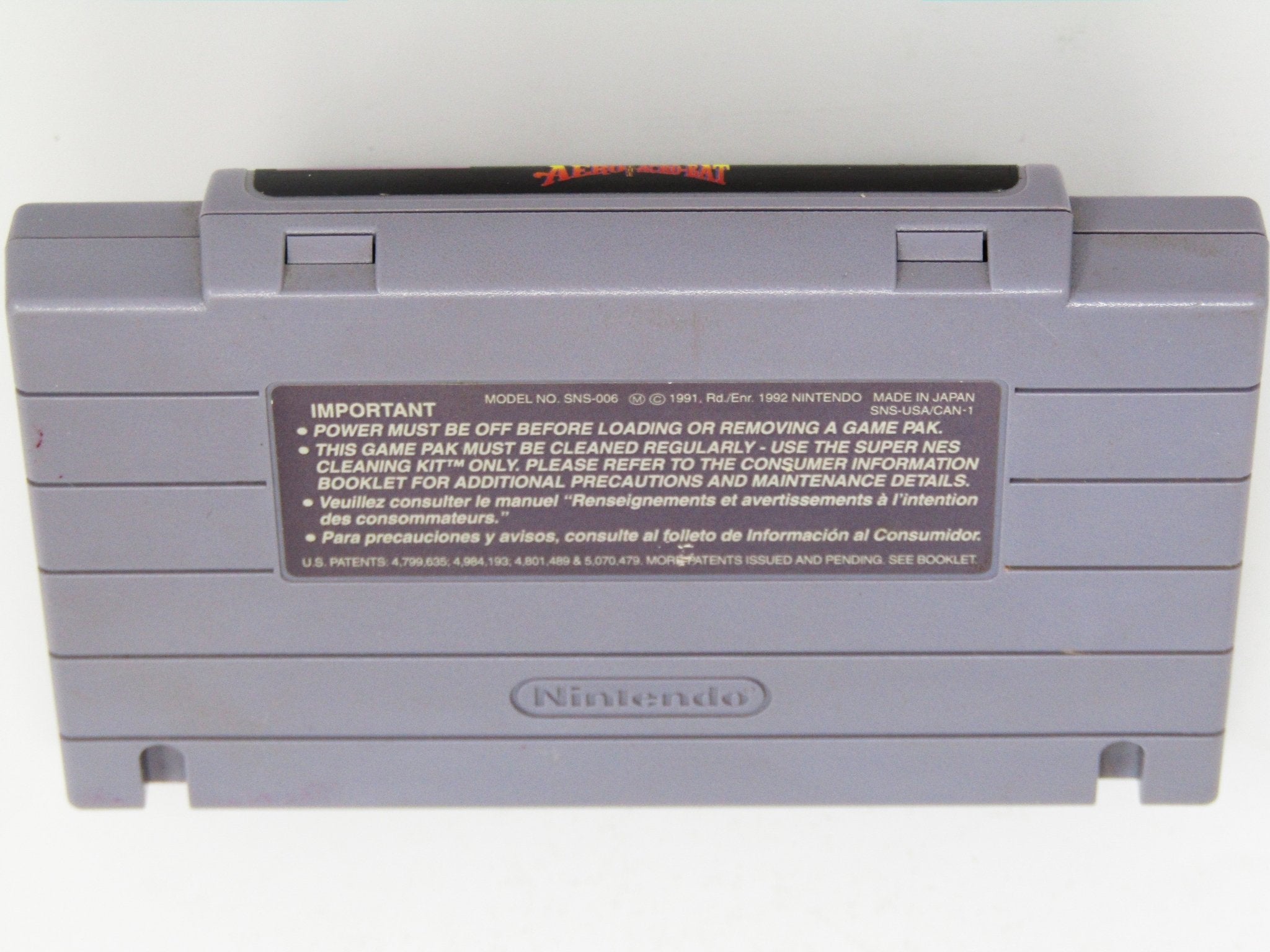 Aero the Acro-Bat (Super Nintendo / SNES) - RetroMTL