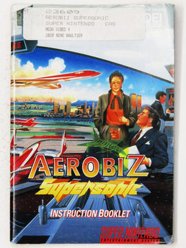 Aerobiz Supersonic [Manual] (Super Nintendo / SNES)
