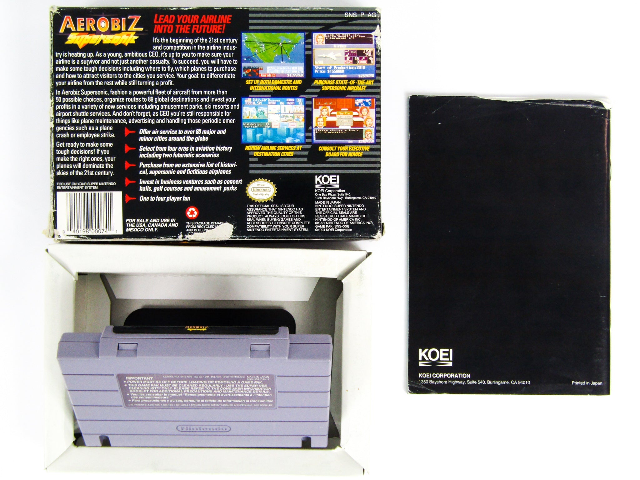 Aerobiz Supersonic (Super Nintendo / SNES) - RetroMTL