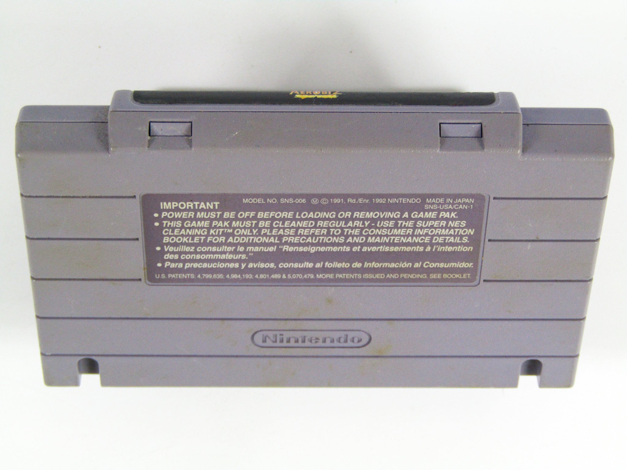 Aerobiz Supersonic (Super Nintendo / SNES) - RetroMTL