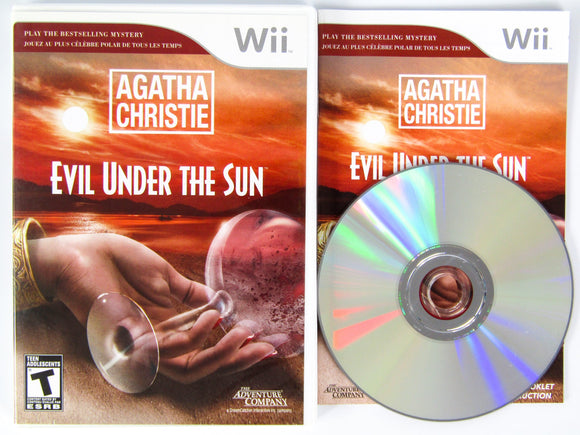 Agatha Christie Evil Under The Sun (Nintendo Wii) - RetroMTL