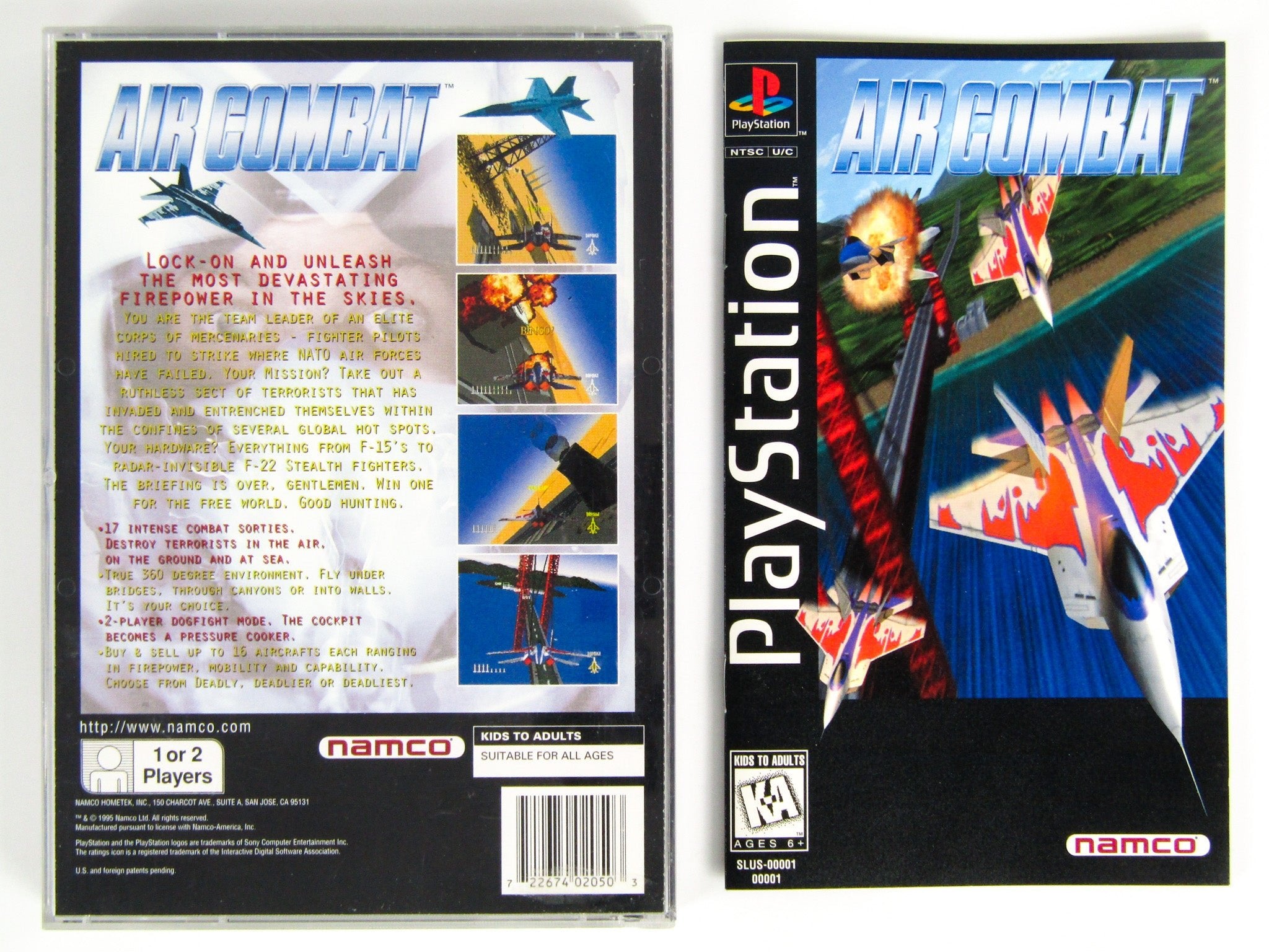 Air Combat [Long Box] (Playstation / PS1) - RetroMTL