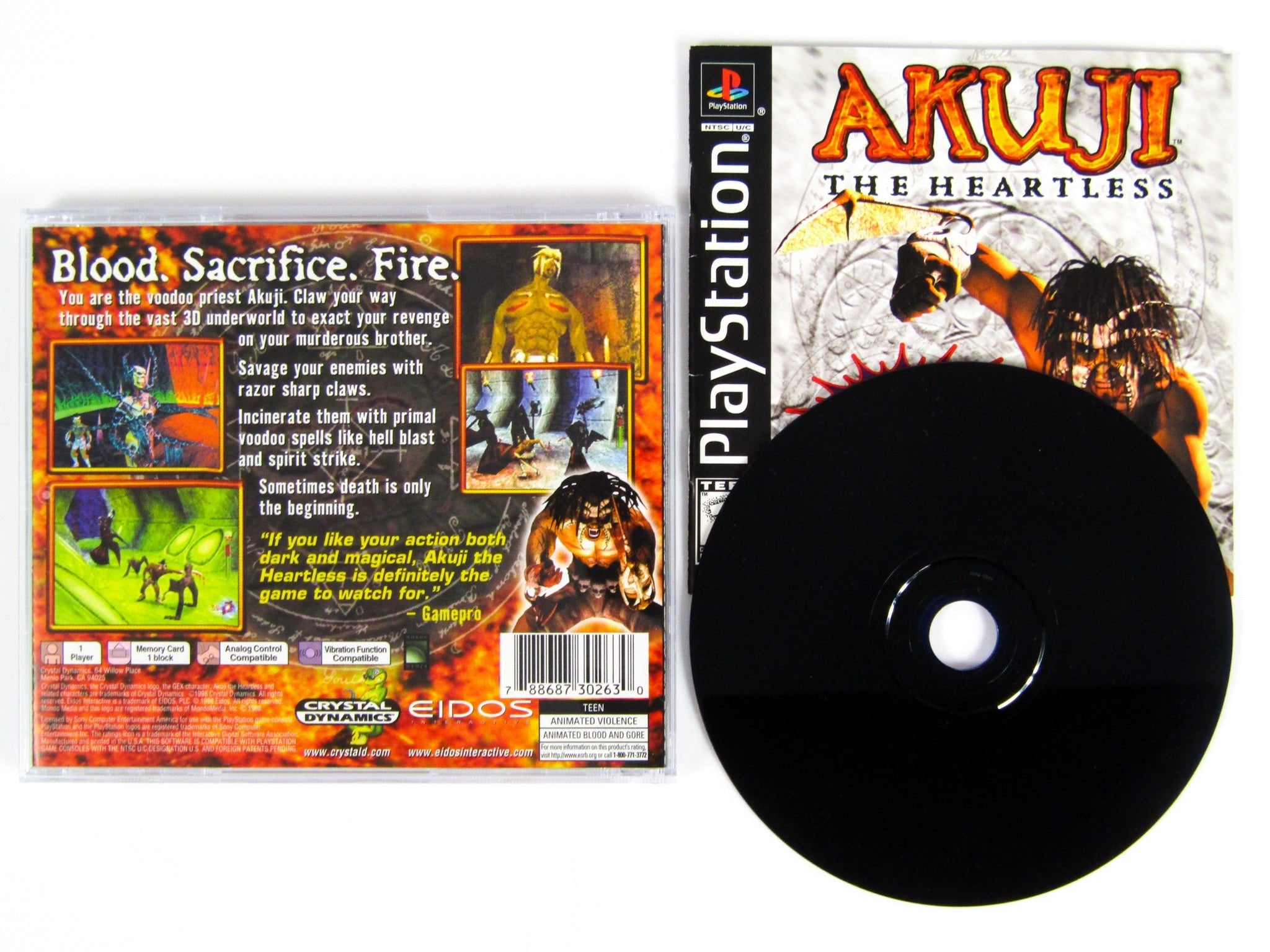 Akuji the Heartless (Playstation / PS1) – RetroMTL