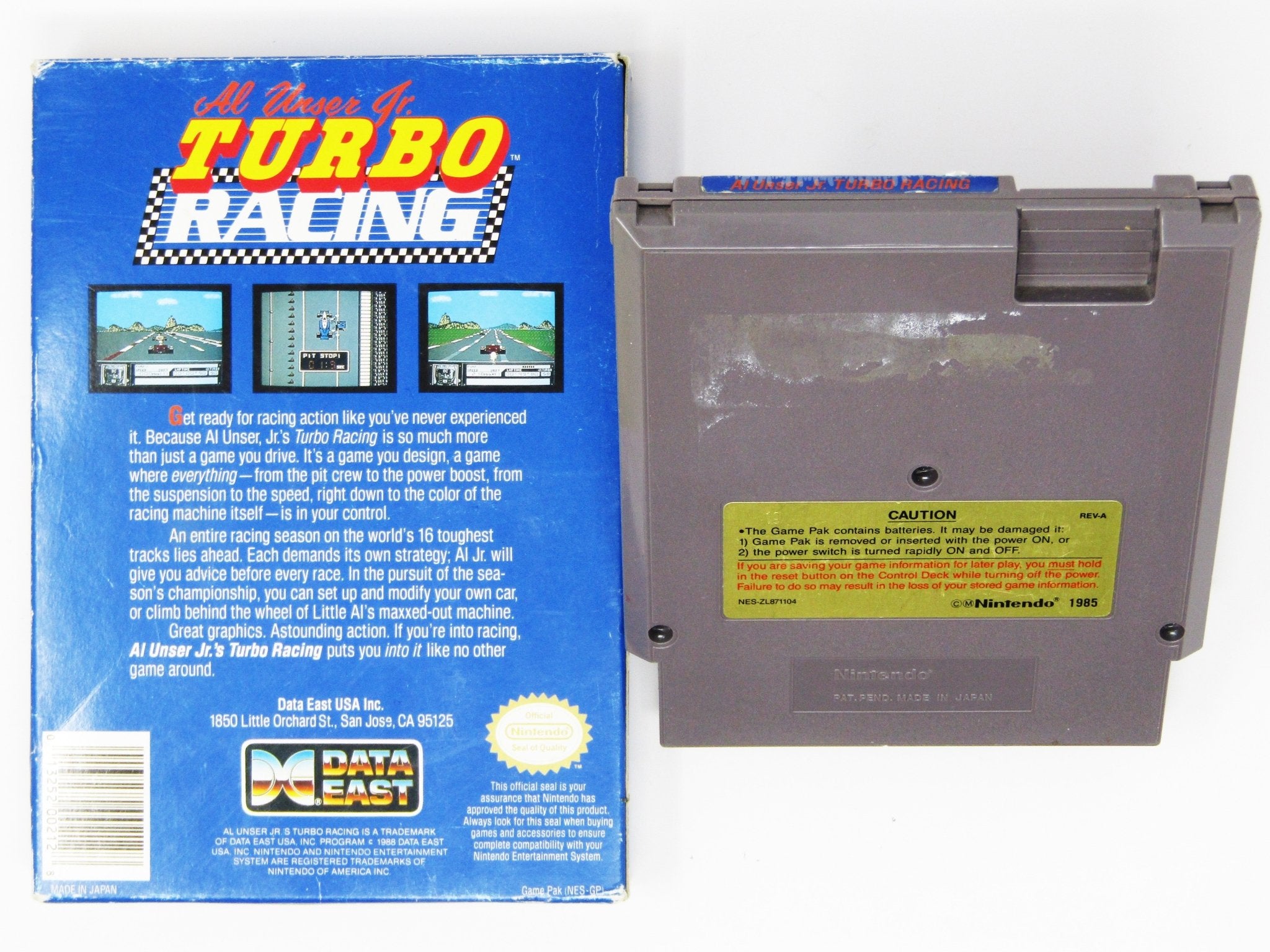 Al Unser Jr. Turbo Racing (Nintendo / NES) – Retro MTL