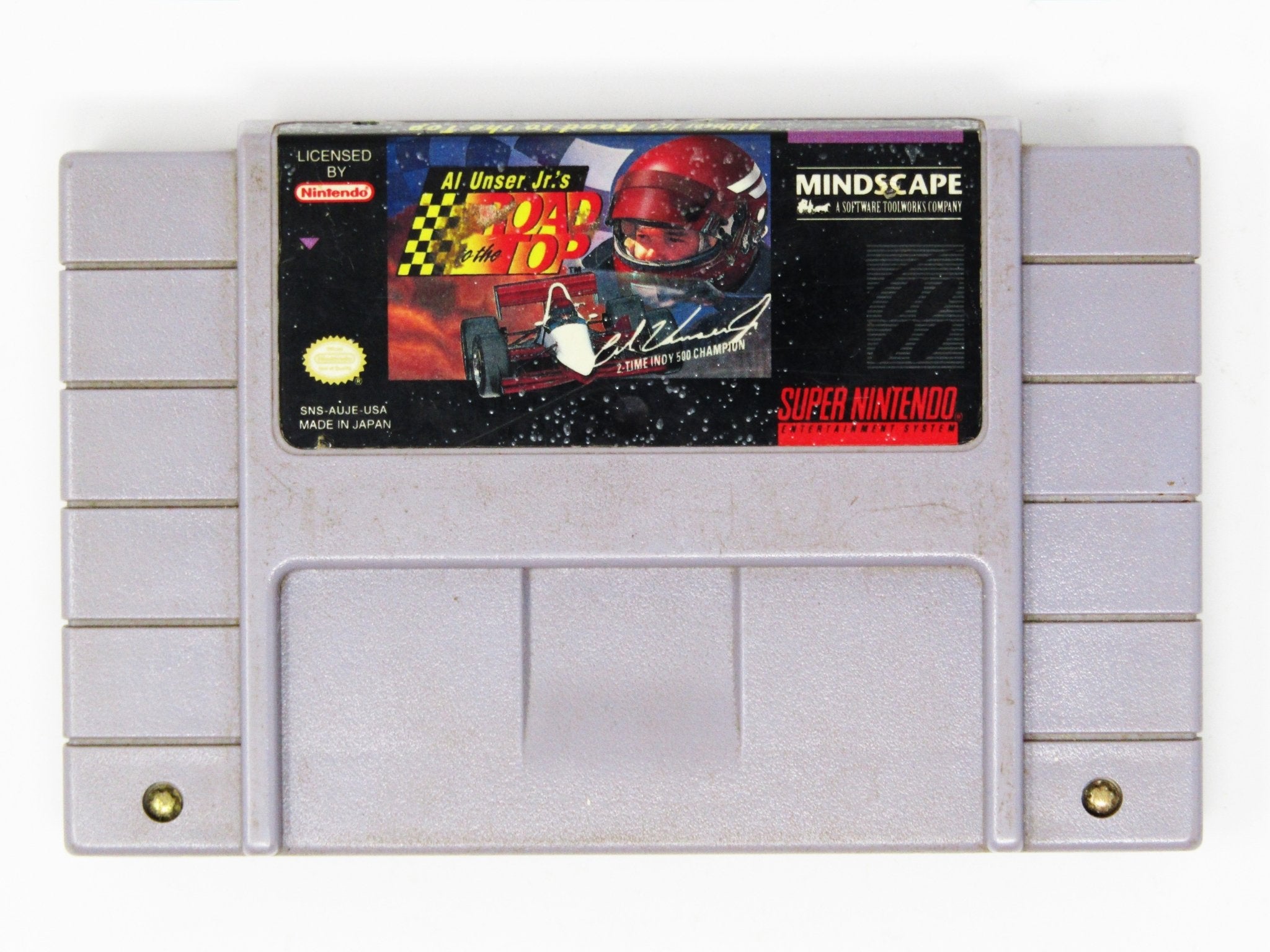 Al Unser Jr.'s Road To The Top (Super Nintendo / SNES) - RetroMTL