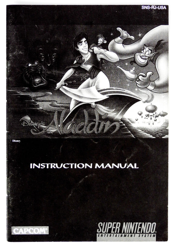 Aladdin [Manual] (Super Nintendo / SNES) - RetroMTL