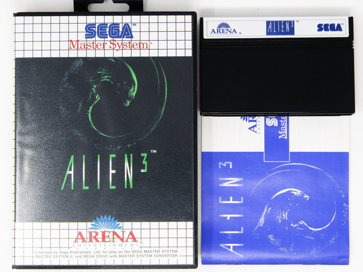 Alien 3 Sega Master system complet avec notice Alien 3 Sega Master system complet avec notice