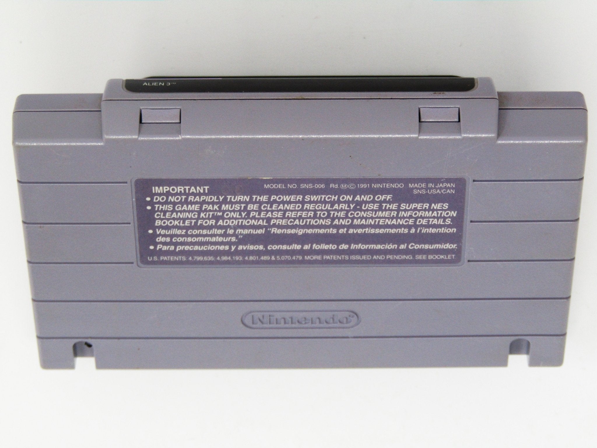 Alien 3 (Super Nintendo / SNES) - RetroMTL