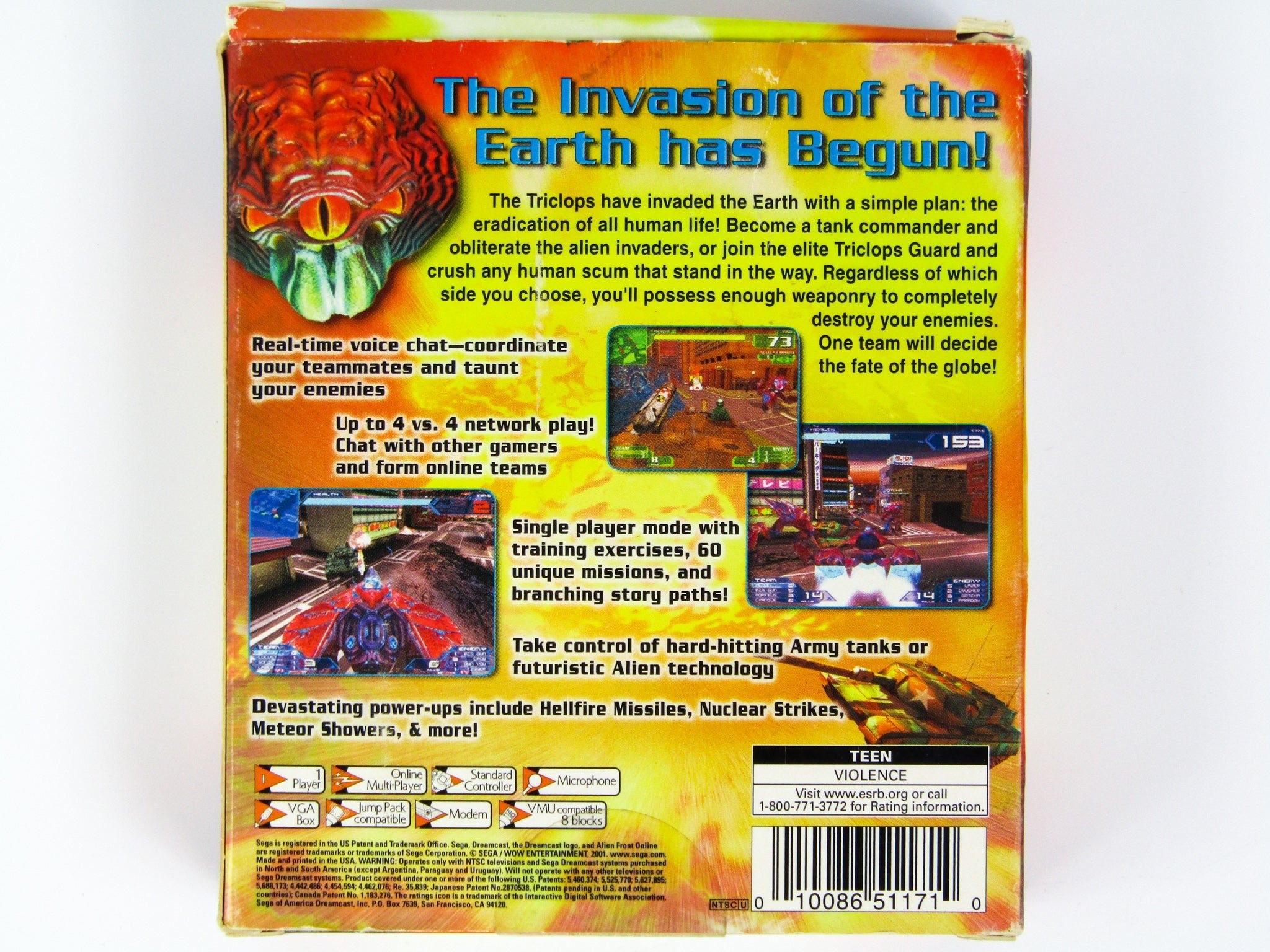 Alien Front Online (Sega Dreamcast) - RetroMTL