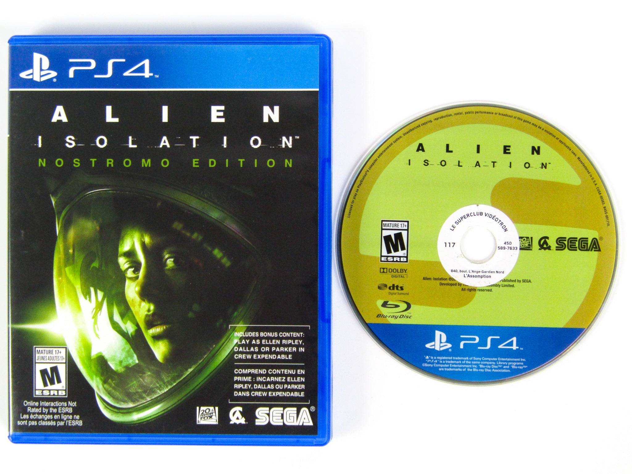 Prix Alien : Isolation - Edition Nostromo PS4 : Cote & Argus Prix Alien : Isolation - Edition Nostromo PS4 : Cote & Argus