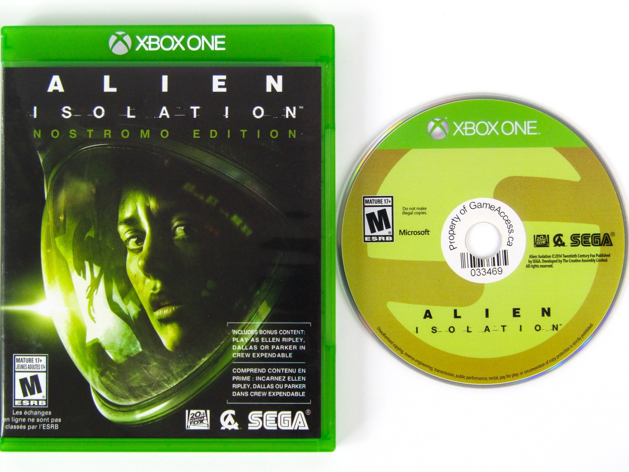 Alien: Isolation [Nostromo Edition] (Xbox One) - RetroMTL