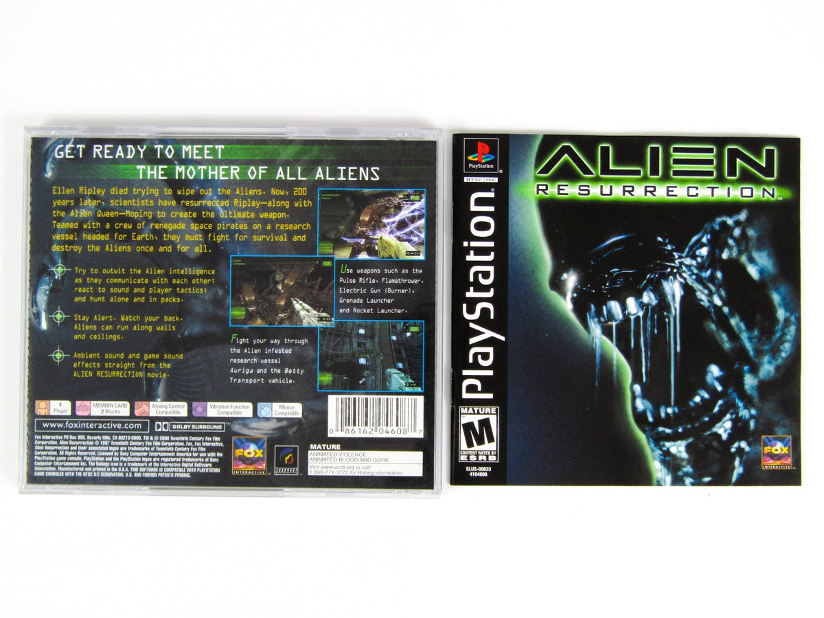 Alien Resurrection (PlayStation / PS1) – Retro MTL