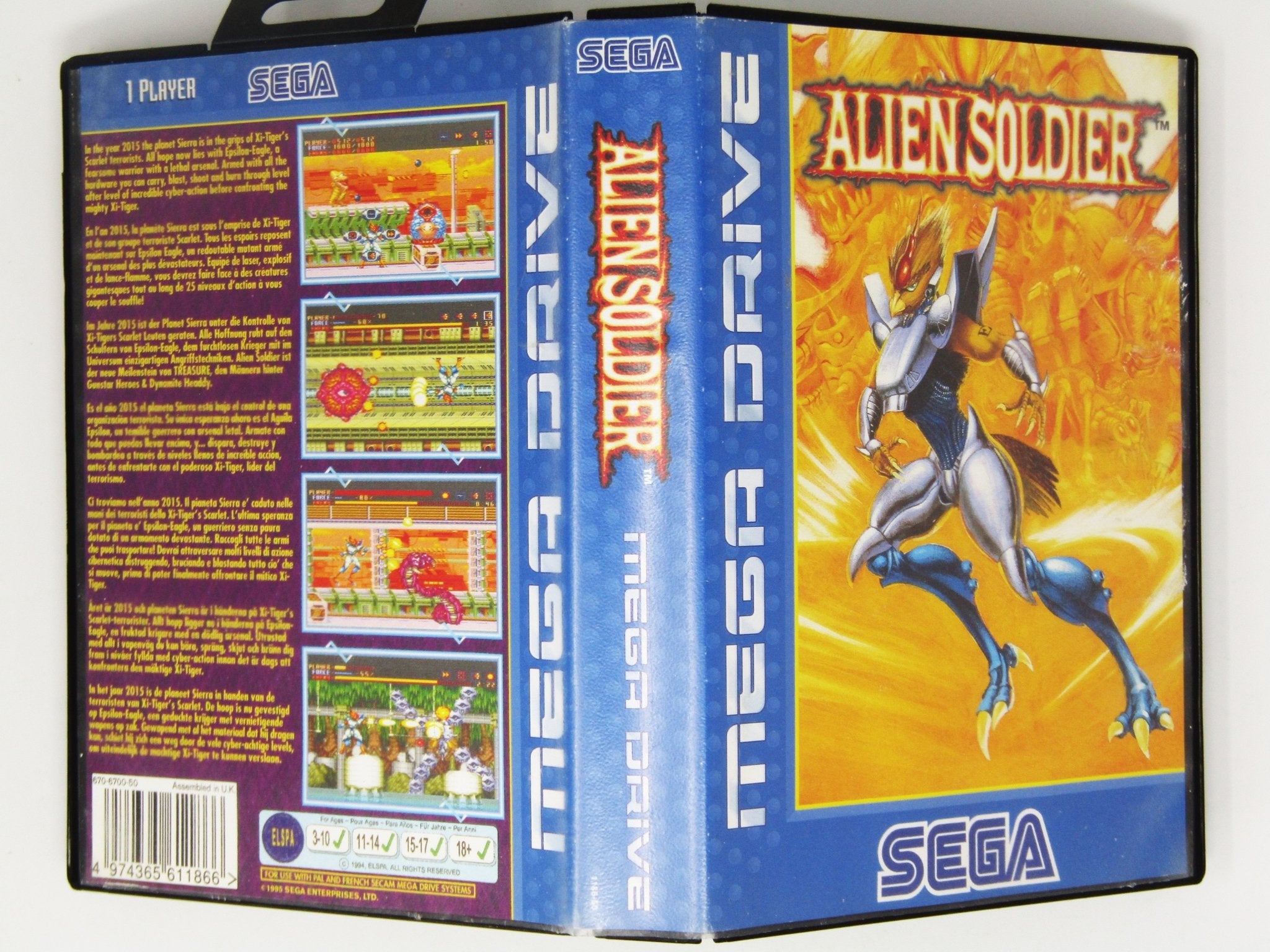 Alien Soldier [PAL] (Sega Mega Drive) - RetroMTL