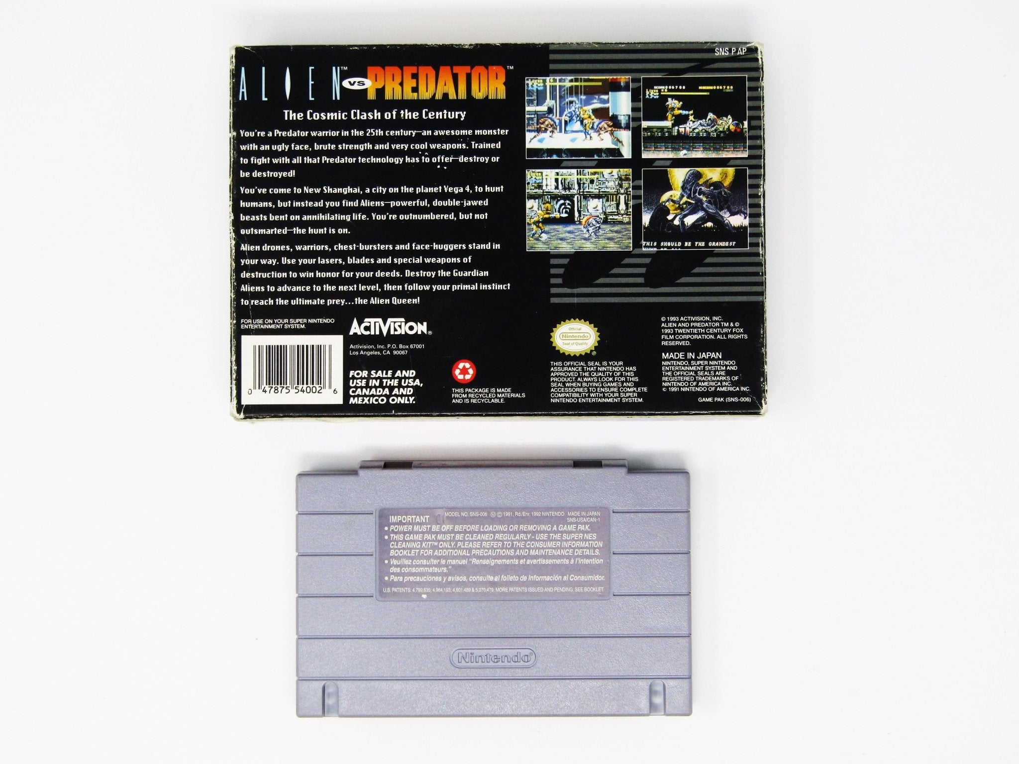Alien vs Predator (Super Nintendo / SNES) - RetroMTL
