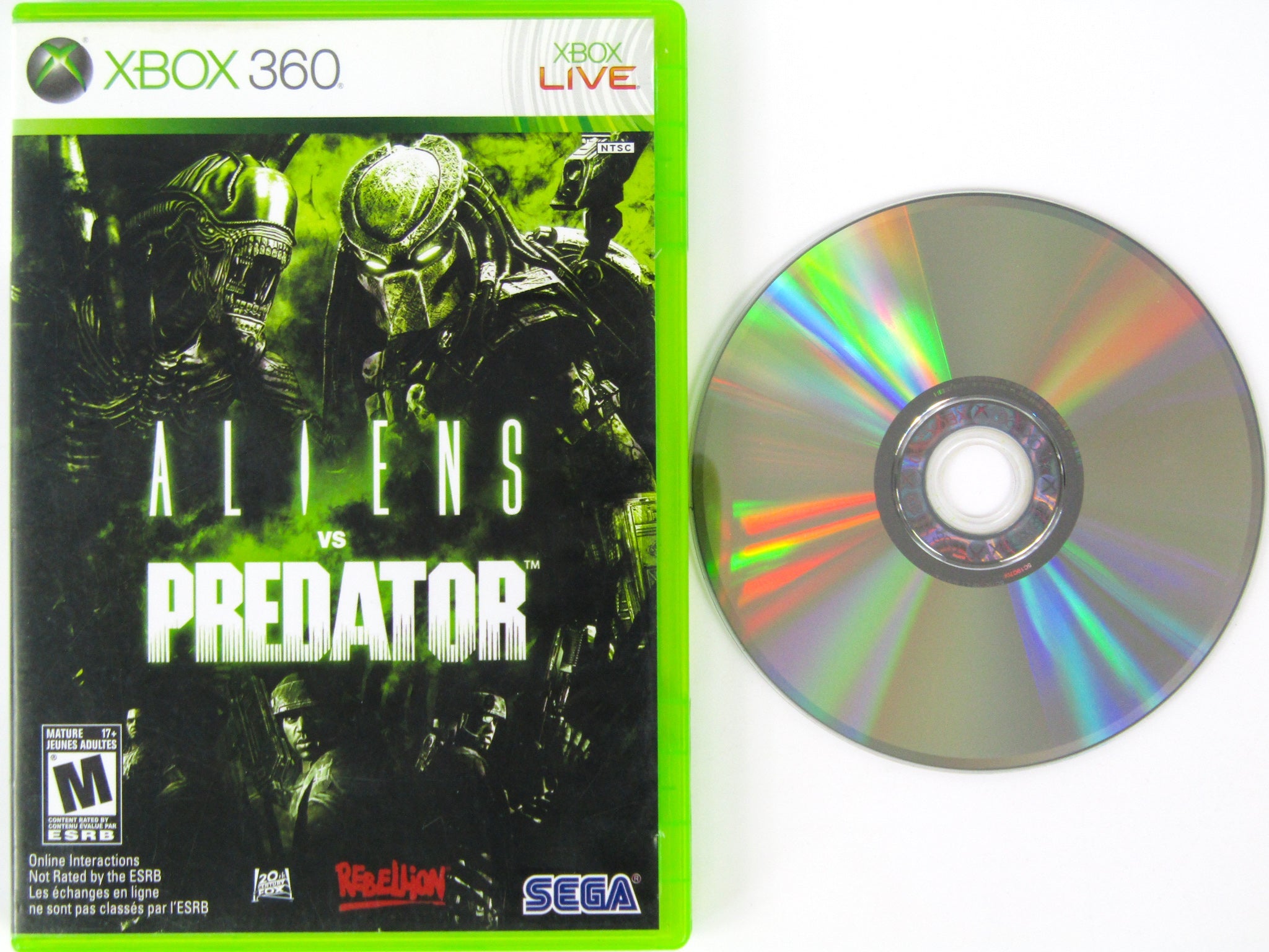 Aliens Vs Predator XBOX 360 Game