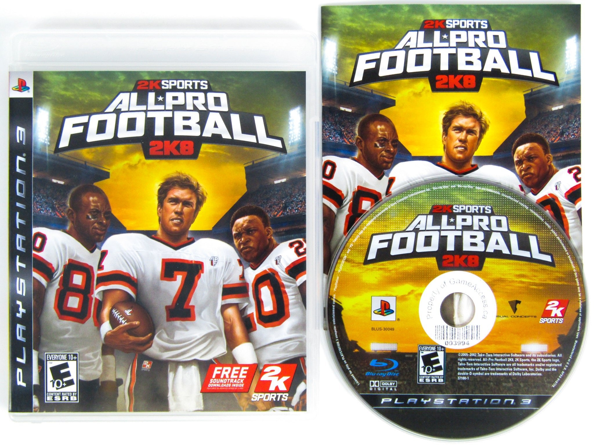 All Pro Football 2K8 (Playstation 3 / PS3) - RetroMTL