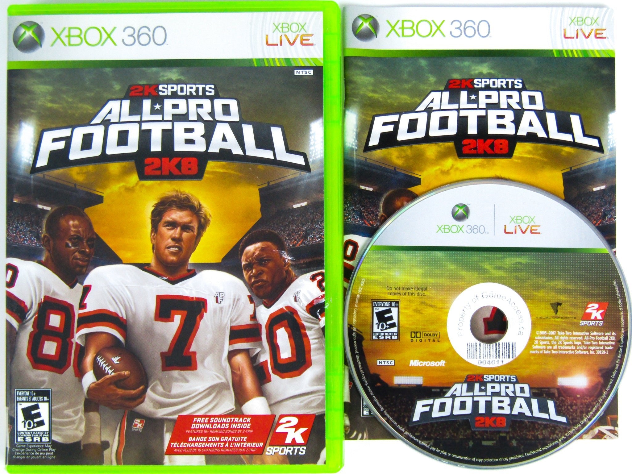 All Pro Football 2K8 (Xbox 360) - RetroMTL