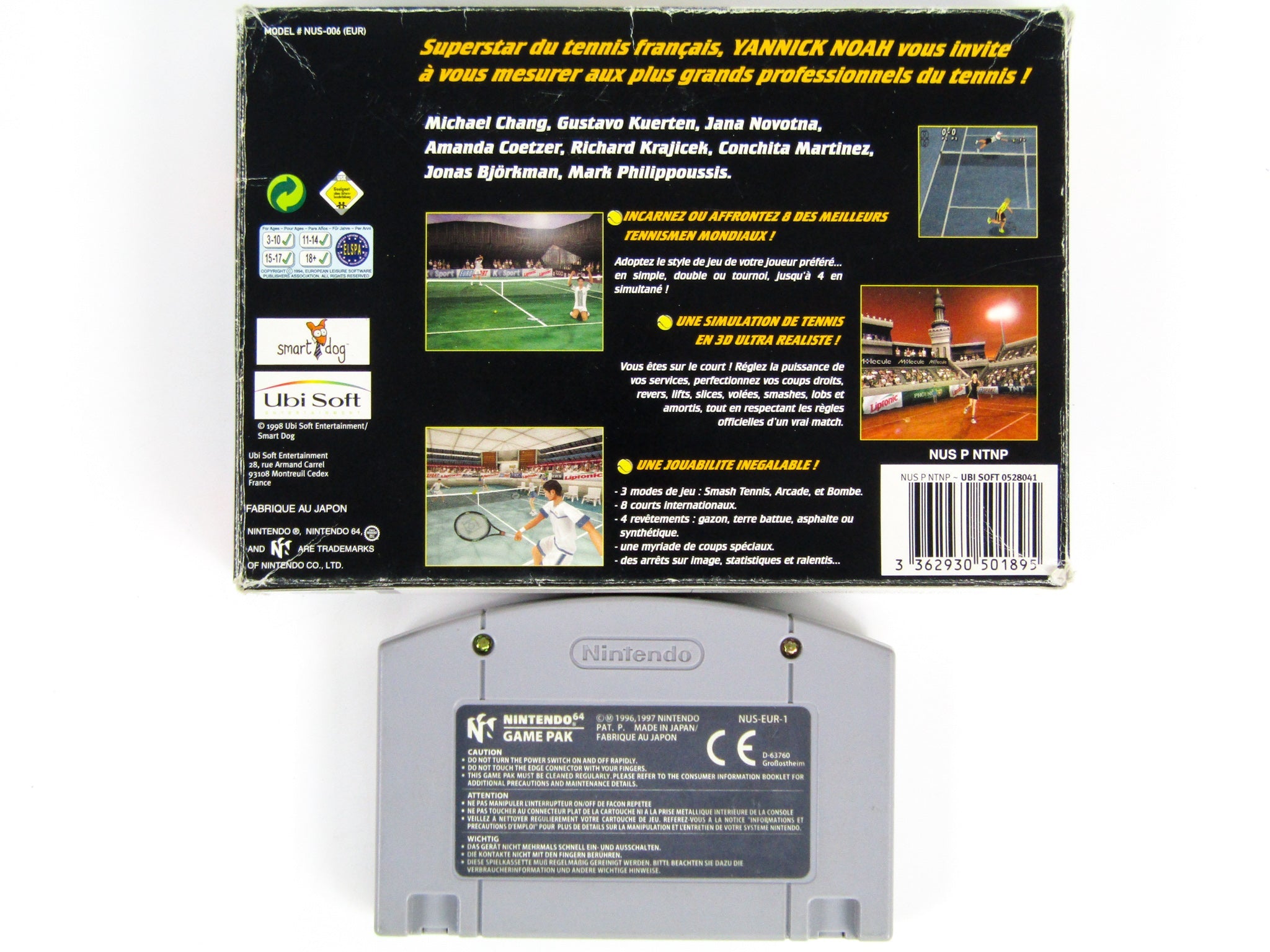 All-Star Tennis 99 [PAL] [French Version] (Nintendo 64 / N64) - RetroMTL