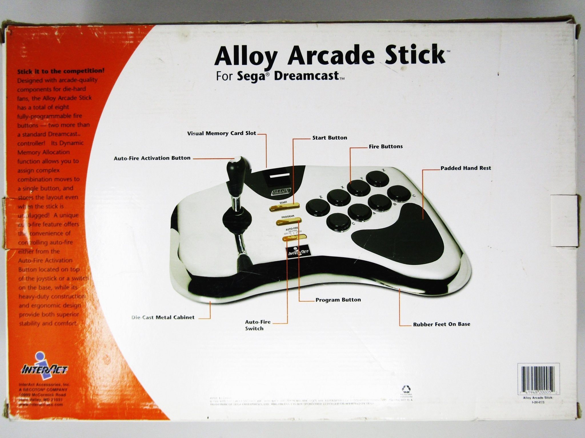 Alloy Arcade Stick (Sega Dreamcast) - RetroMTL