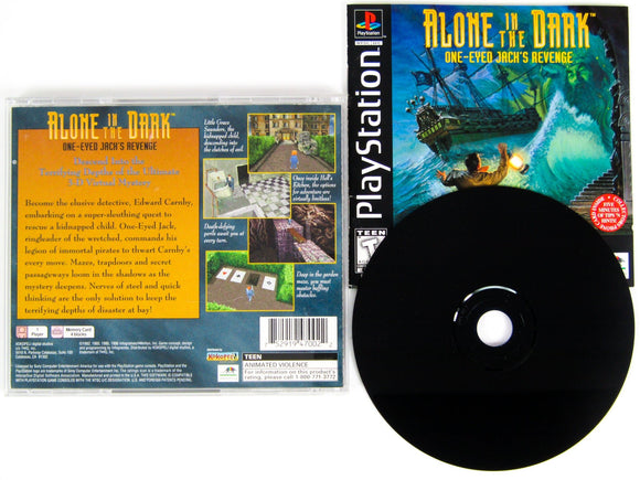 Alone In The Dark One Eyed Jack's Revenge (Playstation / PS1) - RetroMTL