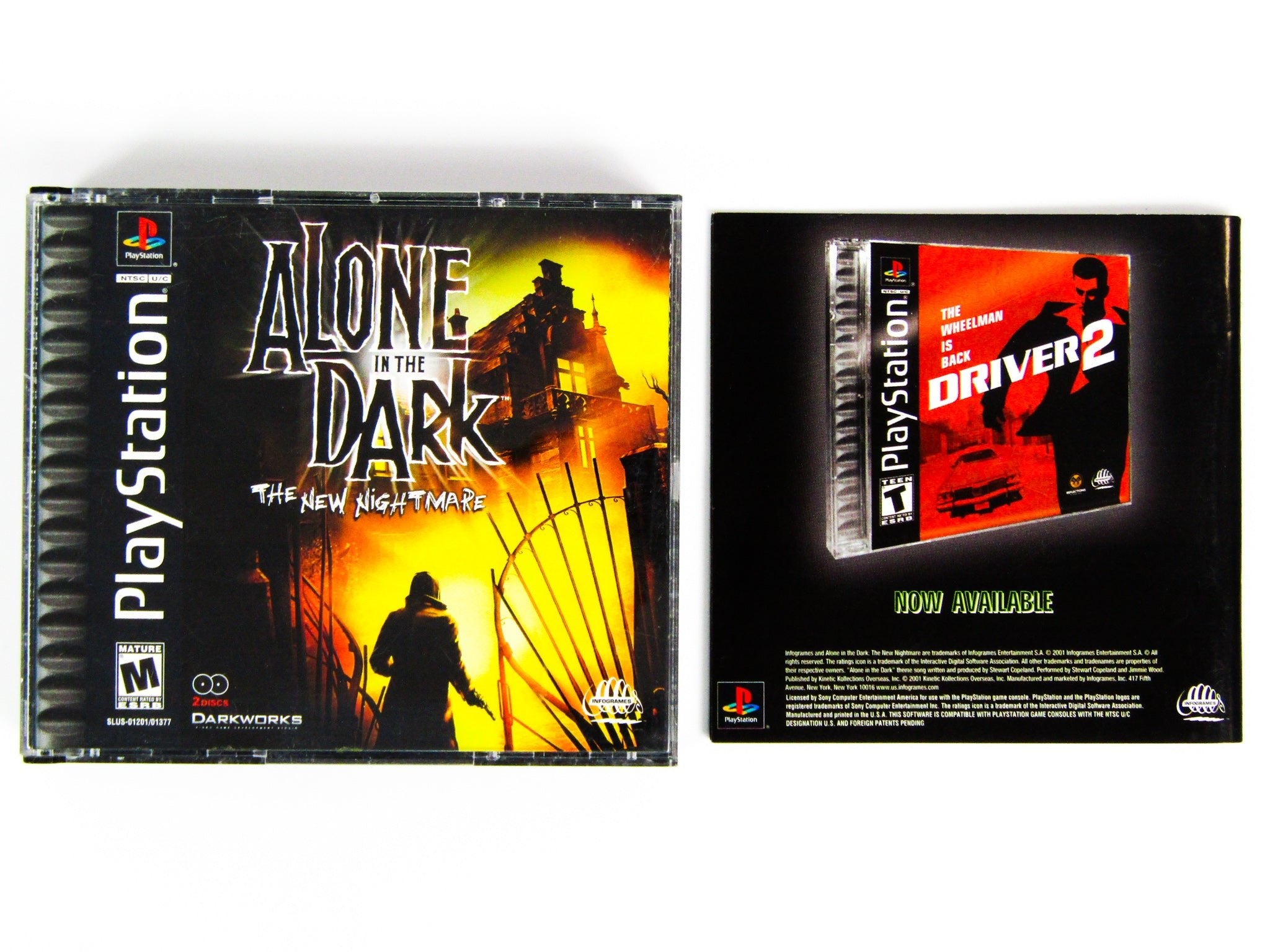 Jeux Vidéo Alone in the Dark The New Nightmare PlayStation 1 (PS1) d Jeux Vidéo Alone in the Dark The New Nightmare PlayStation 1 (PS1) d