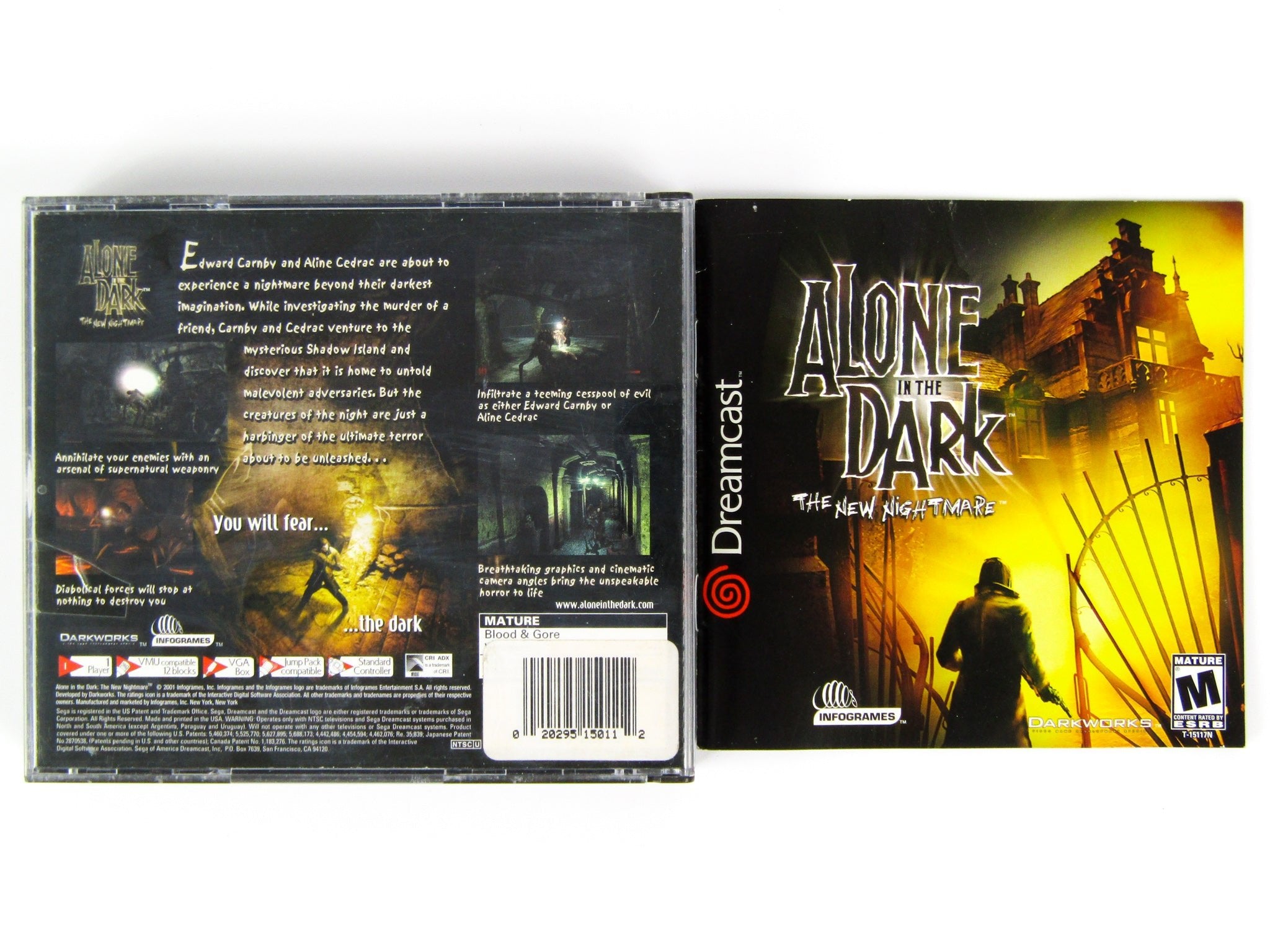 Alone In The Dark The New Nightmare (Sega Dreamcast) - RetroMTL