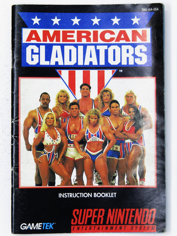 American Gladiators [Manual] (Super Nintendo / SNES) - RetroMTL