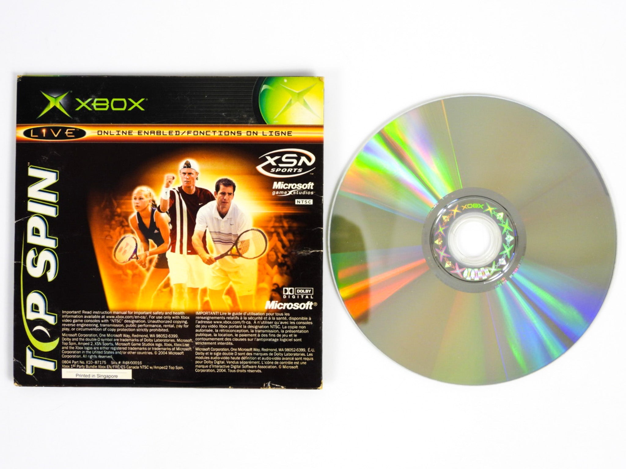 Amped 2 & Top Spin 2 Dual Pack [Not For Resale] (Xbox) - RetroMTL