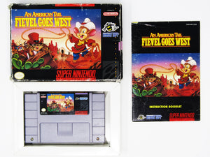 An American Tail Fievel Goes West (Super Nintendo / SNES) - RetroMTL