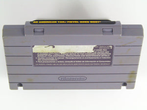 An American Tail Fievel Goes West (Super Nintendo / SNES) - RetroMTL