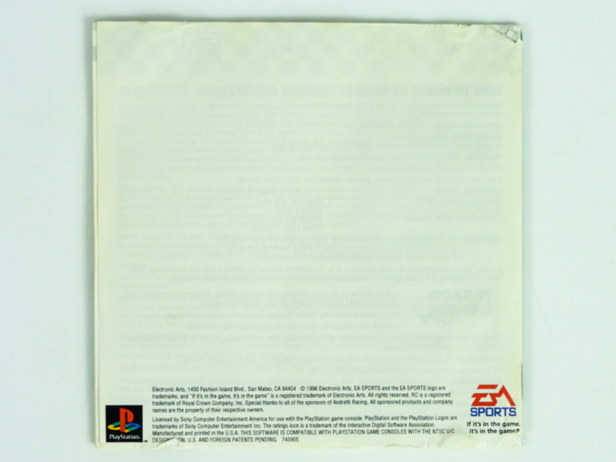 Andretti Racing (Playstation / PS1) - RetroMTL